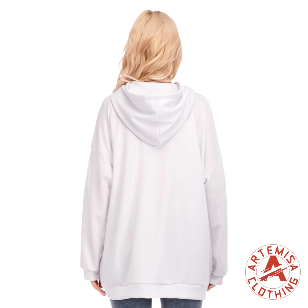 Sudadera de Cremallera con Capucha La Papisa Blanca - Image 4
