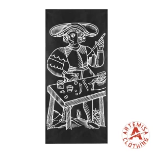 Toalla el mago negra