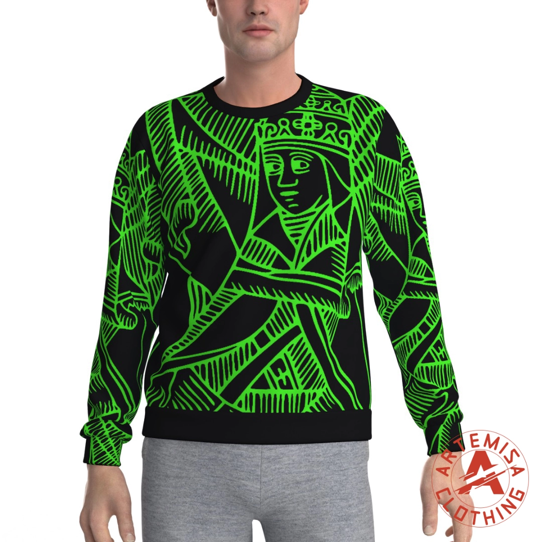Sudadera Hombre Forro Polar La Papisa Verde Integral