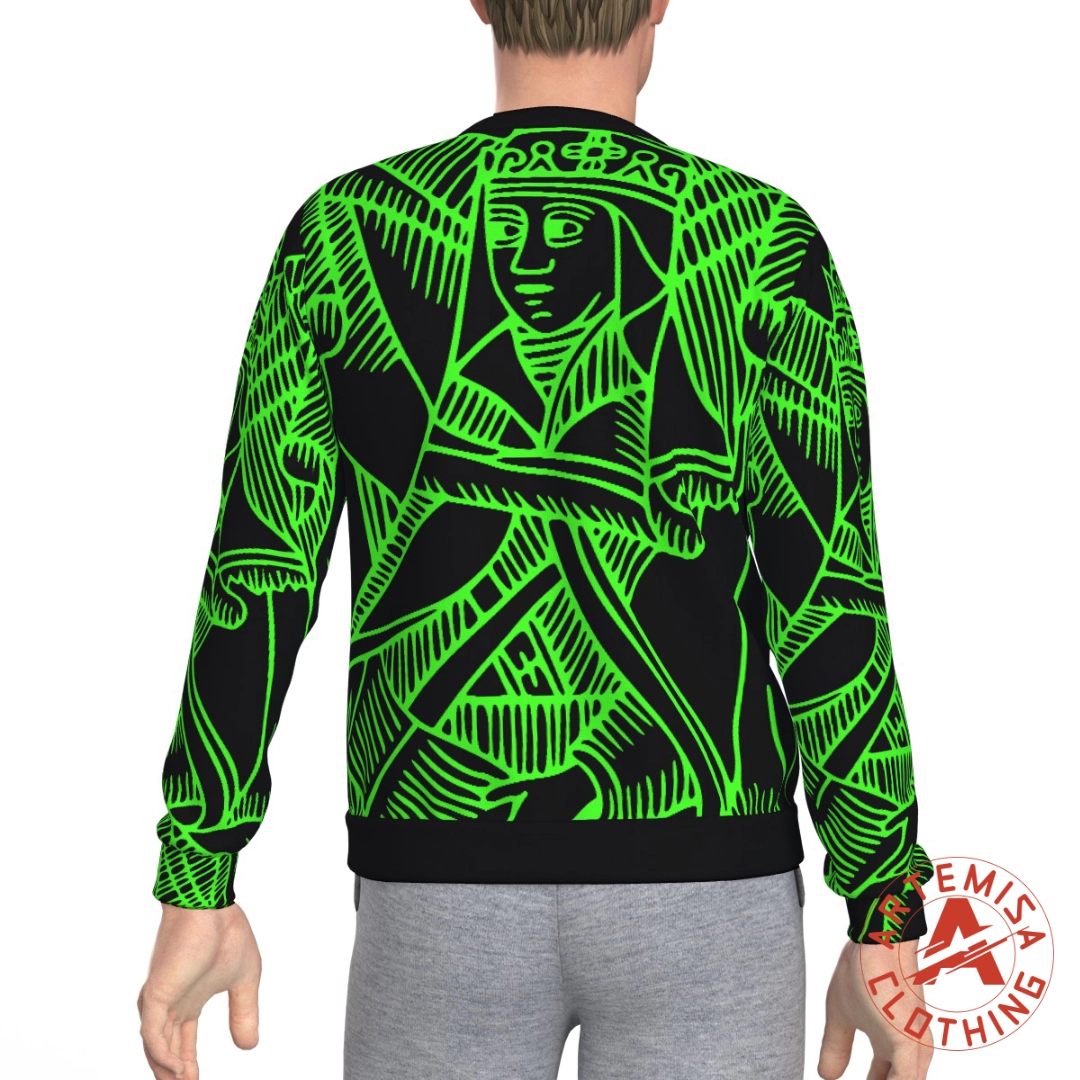 Sudadera Hombre Forro Polar La Papisa Verde Integral