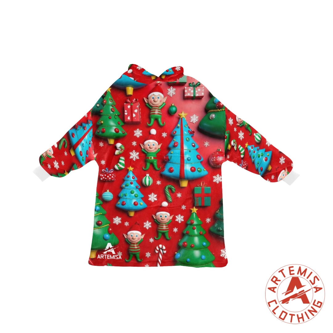 Bata Manta Abrazo Navideño De Artemisa - Image 3